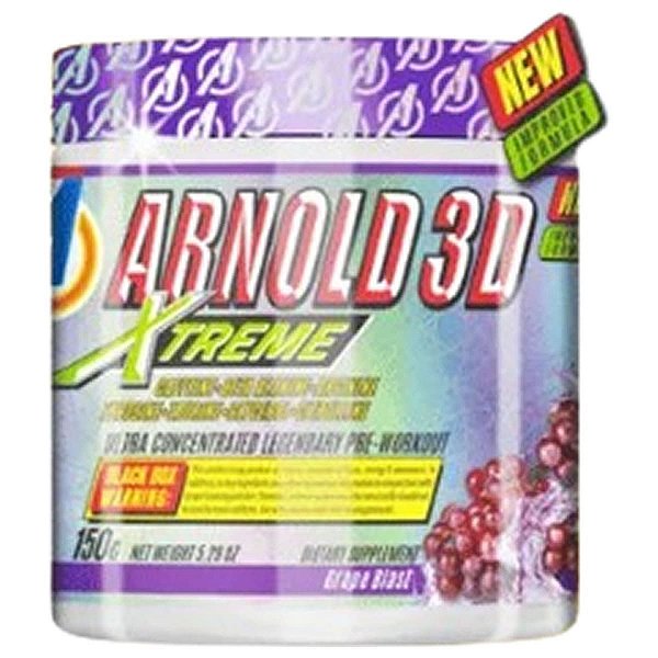 Pre Treino Arnold 3D Xtreme 150g Arnold Nutrition - Grape