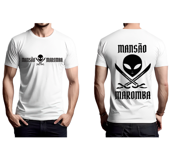 Camiseta Branca Mansão Maromba M Ftw