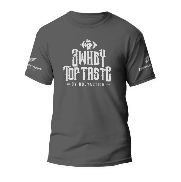 Foto de Camiseta Cinza Whey Top Taste G Body Action