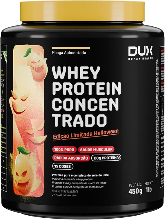 Whey Protein Concentrado 450g Dux Nutrition - Manga Apimentada