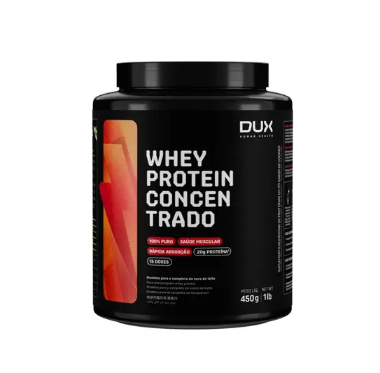 Whey Protein Concentrado 450g Dux Nutrition - Doce De Leite