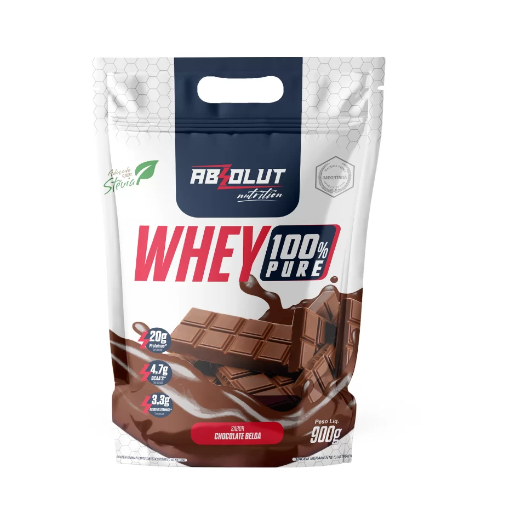 Foto de Whey Concentrado Refil 900g Absolut Nutrition - Chocolate