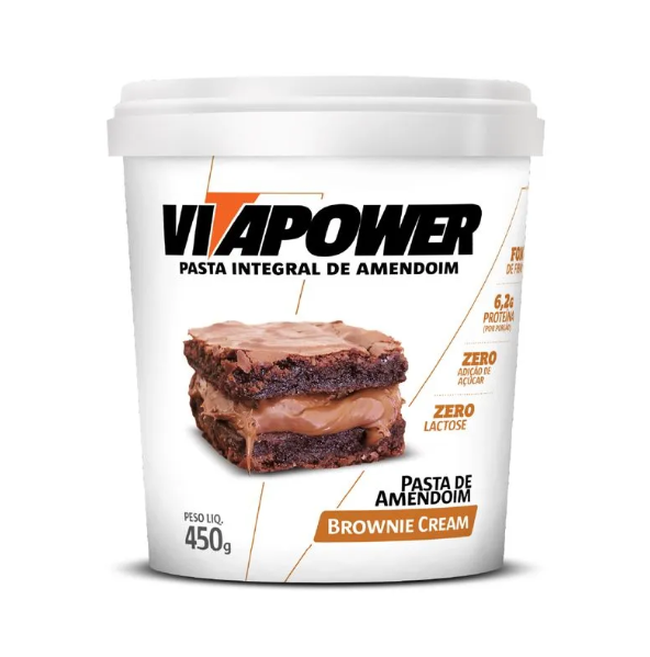 Pasta VitaPower Integral 450g Vitafor - Brownie Cream