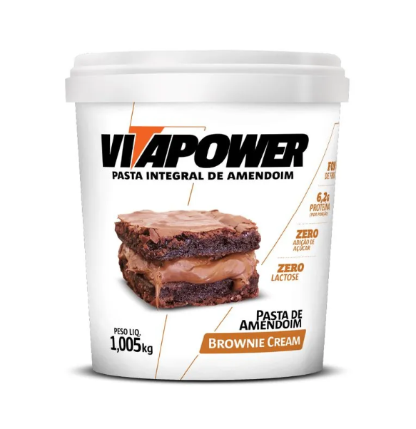 Pasta VitaPower Integral 1,005Kg Vitafor - Brownie Cream