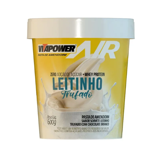 Pasta VitaPower Air Pote 600g Vitafor - Sorvete Leitinho