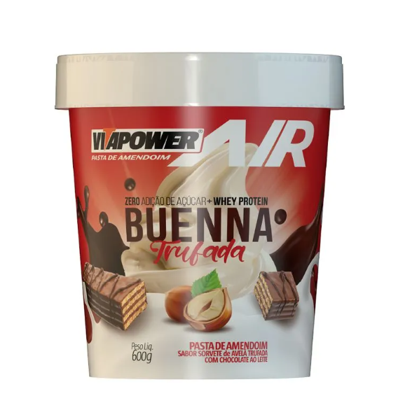 Pasta VitaPower Air Pote 600g Vitafor - Sorvete Buenna