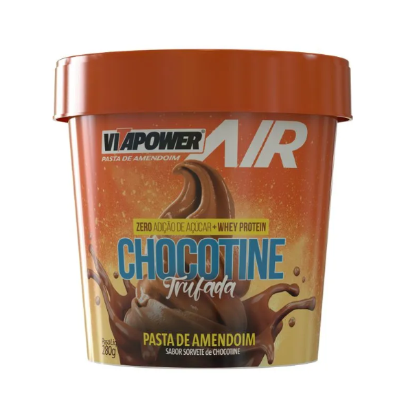 Pasta VitaPower Air Pote 280g Vitafor - Sorvete Chocotine