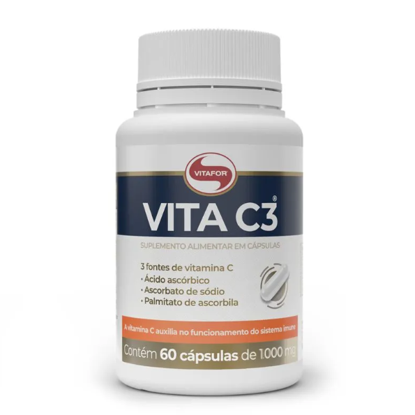 Vitamina C3 1000mg 60 Caps Vitafor