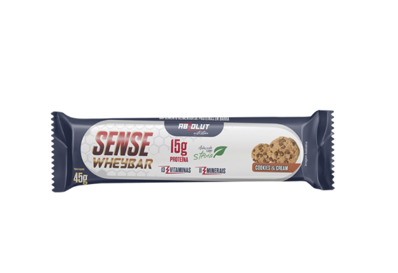 Sense Whey Bar 45g Cookies Absolut Nutrition