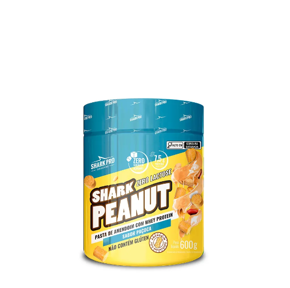 Foto de Pasta De Amendoim Pacoca Cream - 600Gr-Zero Lactose Shark Pro