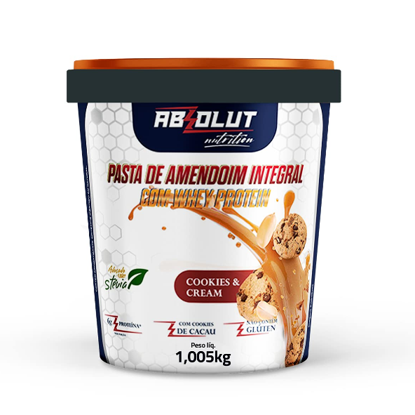Foto de Pasta De Amendoim 1,005kg - Absolut Nutrition - Cookies