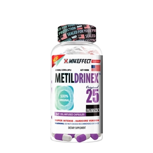 Metildrinex 25 60 Caps - Maxeffect Pharma