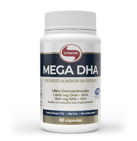 Mega DHA 1000Mg Vitafor - 60 Caps