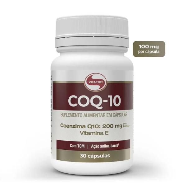 Coenzima Q10 500mg Vitafor - 30 Capsulas