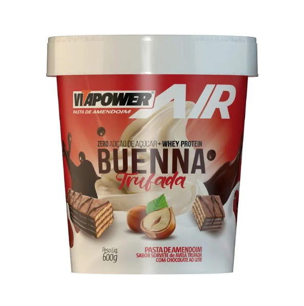 Pasta VitaPower Air Pote 280g Vitafor - Sorvete Buenna Trufado