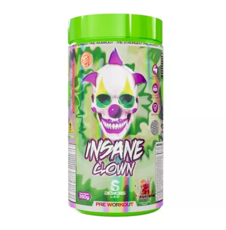 Pré Treino Insane Clown 350G Demons Lab - Frutas Vermelhas