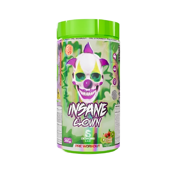 Pré Treino Insane Clown 350G Demons Lab - Morango Com Kiwi