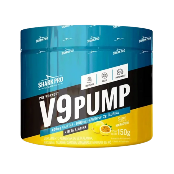 V9 Pump Pre Treino 150g Shark Pro - Maracuja