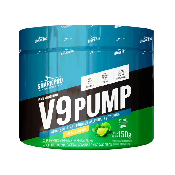 V9 Pump Pre Treino 150g Shark Pro - Limao
