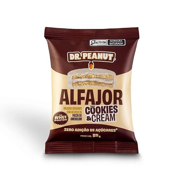 Alfajor 55g Cookies e Cream Dr Peanut