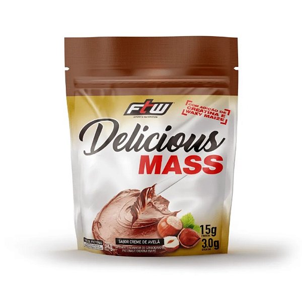 Delicious Mass 3kg Ftw - Creme De Avelã