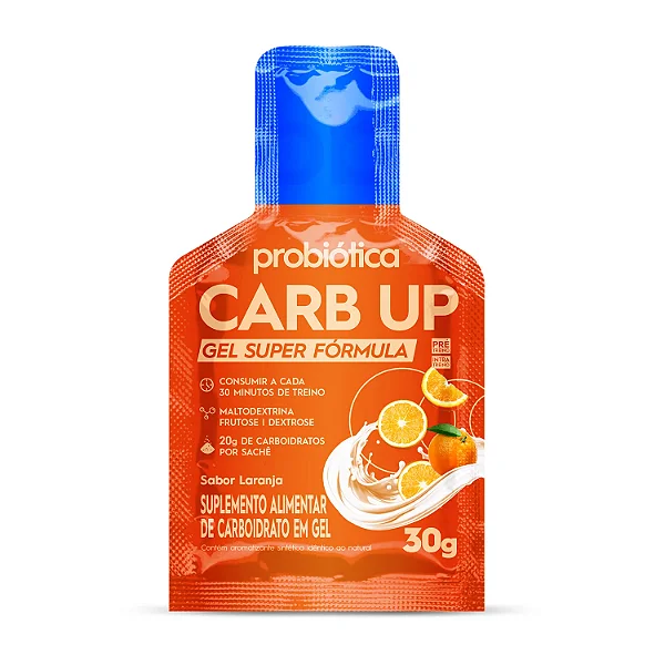 Carb Up Gel Super Formula Probiótica - Laranja