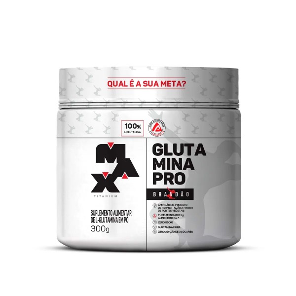 Foto de Glutamina Pro Pote 300g Max Titanium