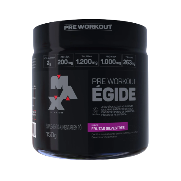Pré Treino Egide Pote 150g Max Titanium - Frutas Silvestres