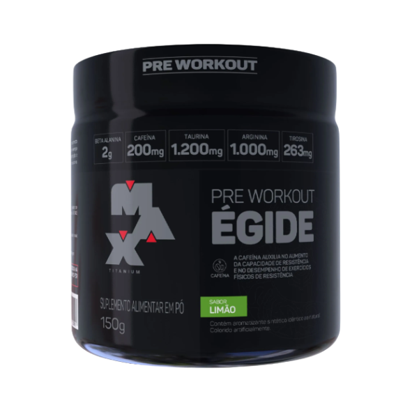 Foto de Pré Treino Egide Pote 150g Max Titanium - Limão