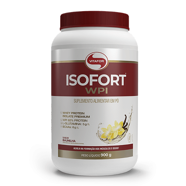 Foto de Isofort Pote 900g Vitafor - Baunilha