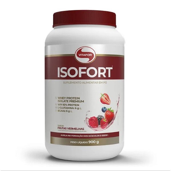 Isofort Pote 900g Vitafor - Frutas Vermelhas