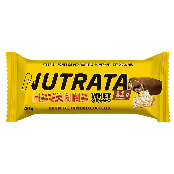 Foto de Whey Grego Bar 40g Havanna Nutrata - Banoffee