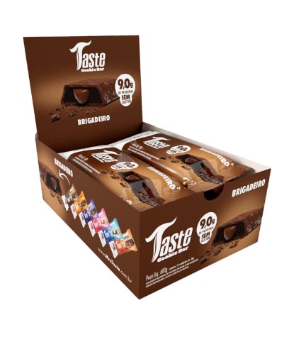 Foto de Taste Cookie Bar 50g Display Com 12Un Mrs Taste - Brigadeiro
