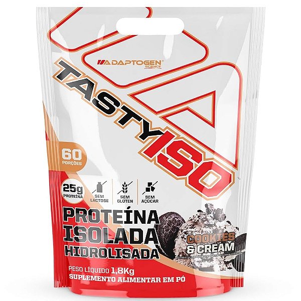 Foto de Tasty Iso Refil 1,8kg Adaptogen - Cookies e Cream