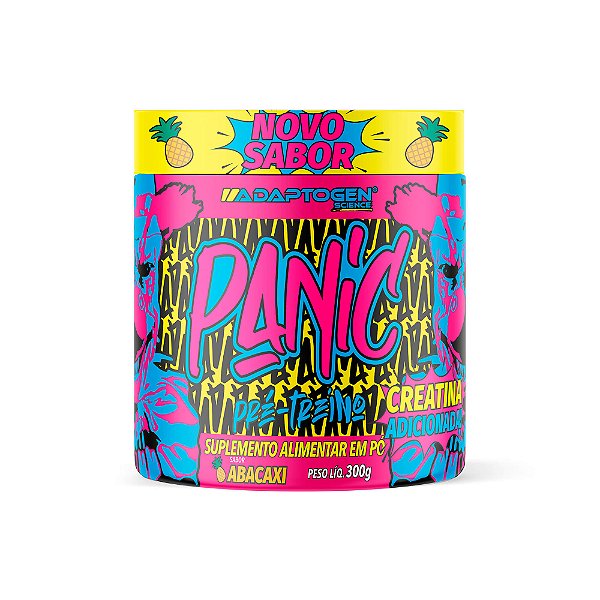 Foto de Panic Pre Workout 300g Adaptogen - Abacaxi
