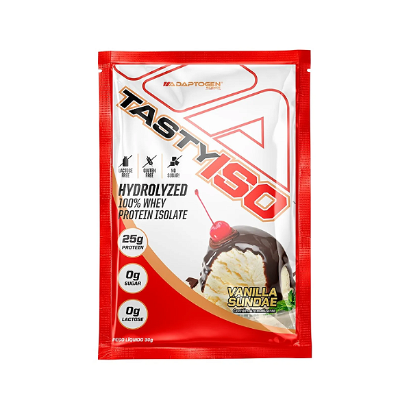 Packet Tasty Iso Sorvete de Baunilha 30g Adaptogen