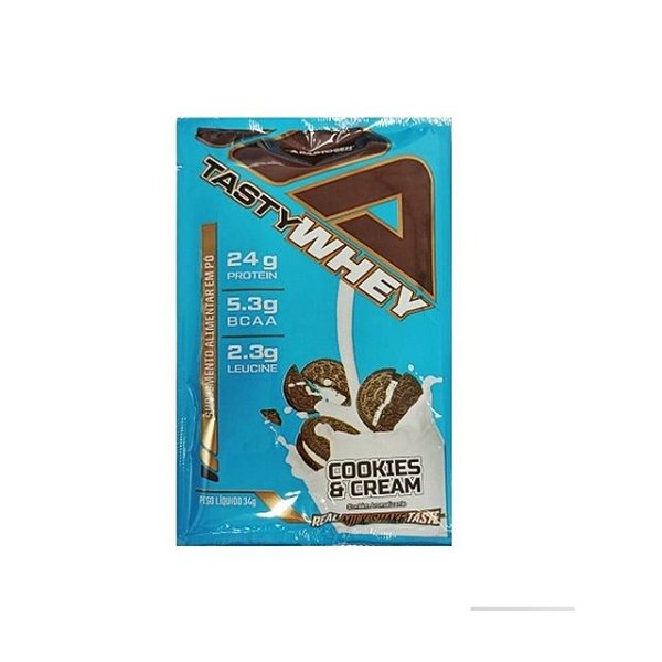 Packet Tasty Whey Cookies Cream 34g Adaptogen