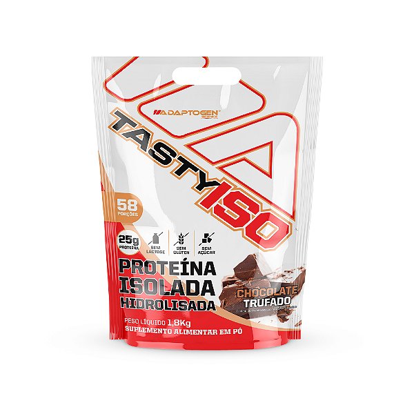 Foto de Tasty Iso Refil 1,8kg Adaptogen - Chocolate