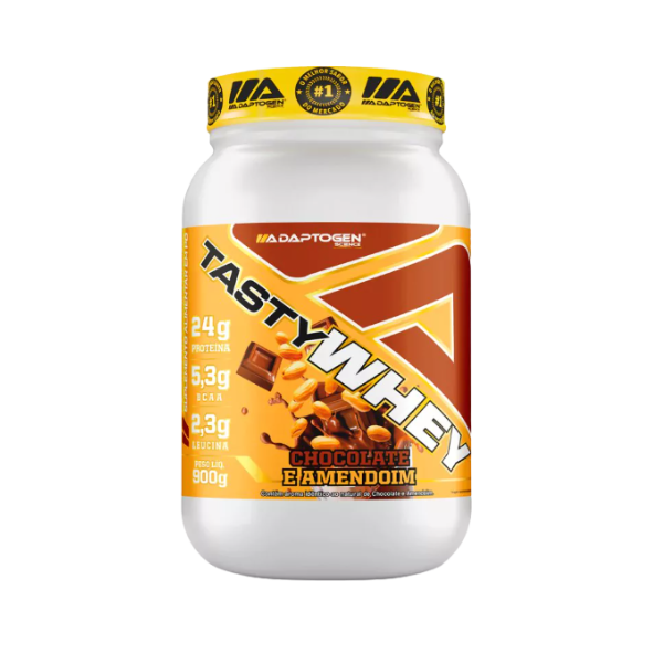 Tasty Whey 3w Pote 900g - Adaptogen - Chocolate Peanut Butter