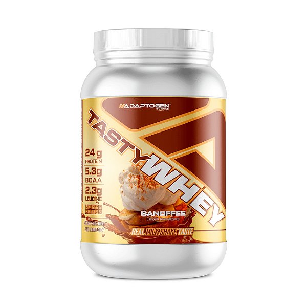 Tasty Whey 3w Pote 900g - Adaptogen - Banoffe