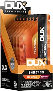 Energy Gel Com Cafeína 30g Display Com 10un Dux Nutrition - Tangerina