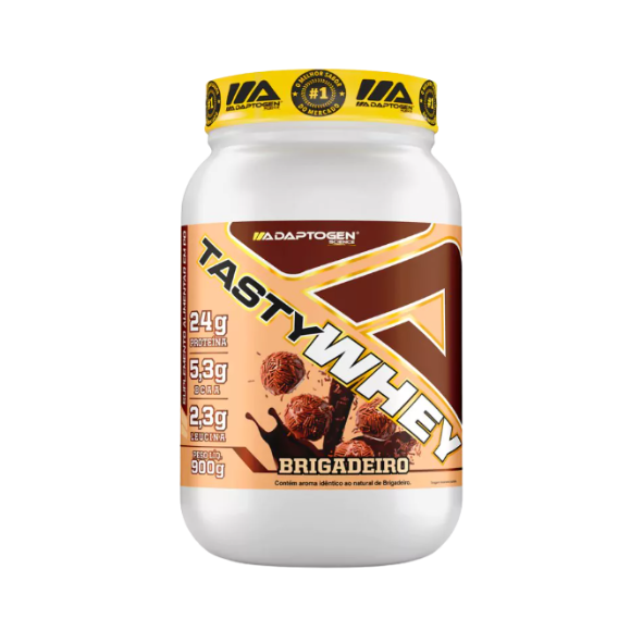 Tasty Whey 3w Pote 900g - Adaptogen - BRIGADEIRO