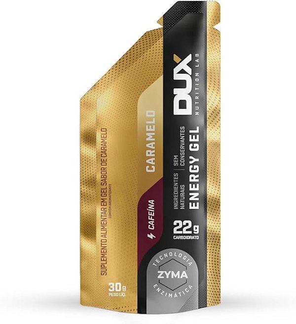 Energy Gel Com Cafeína 30g Display Com 10un Dux Nutrition - Caramelo