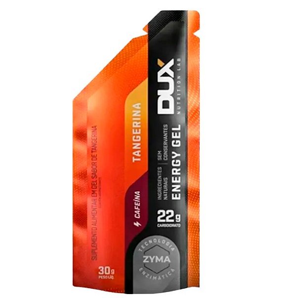 Energy Gel 30g Tangerina Com Cafeina Dux Nutrition