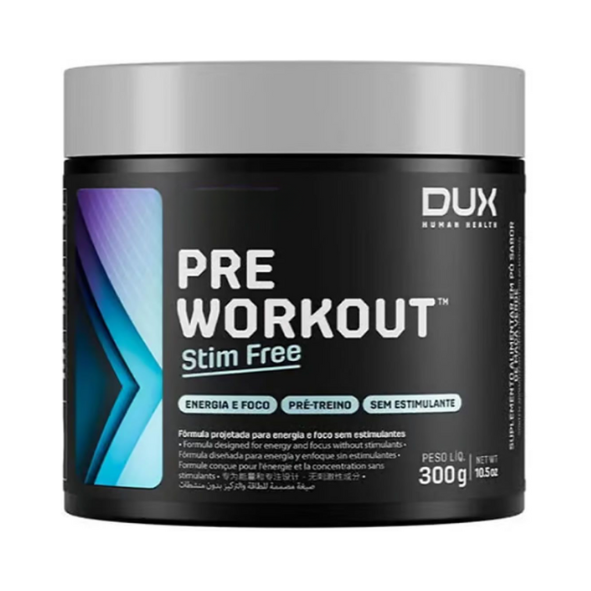 Foto de Pre Workout Sem Cafeína 300gDux Nutrition - Maça Verde
