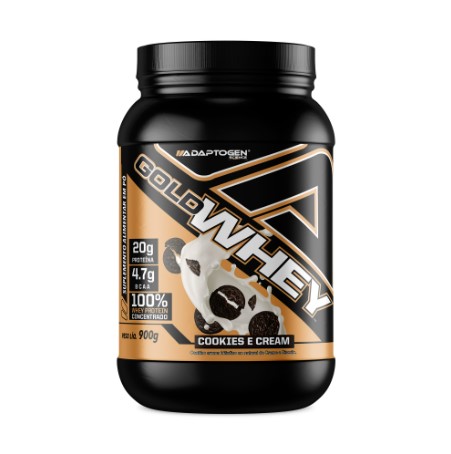 Gold Whey 900g Pote Adaptogen - Cookies Cream