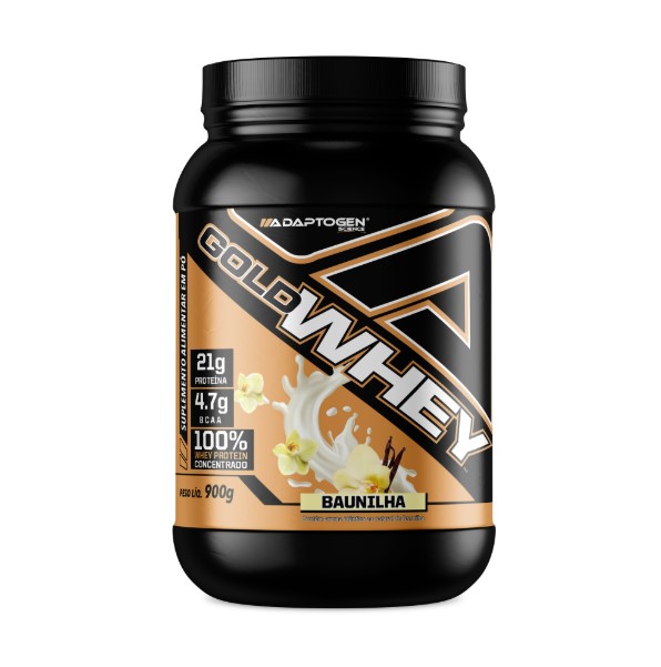 Foto de Gold Whey 900g Pote Adaptogen - Baunilha