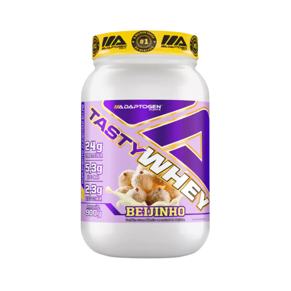 Tasty Whey 3w Pote 900g - Adaptogen - BEIJINHO