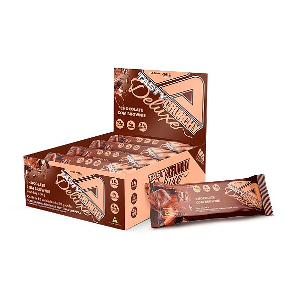 Tasty Deluxe 50g Display Com 12un Adaptogen - Chocolate Com Brownie