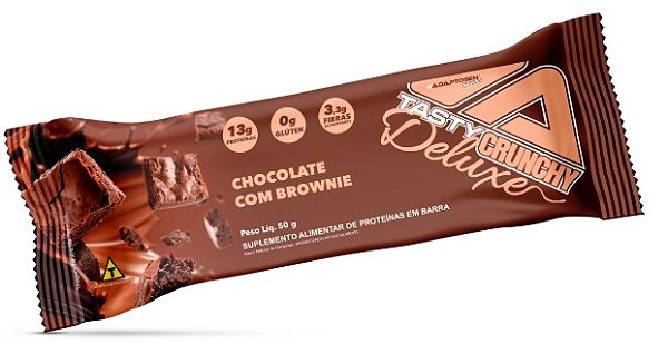 Foto de Tasty Deluxe 50g Chocolate Com Brownie Adaptogen